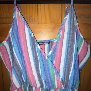 Multicolored Stripped Romper